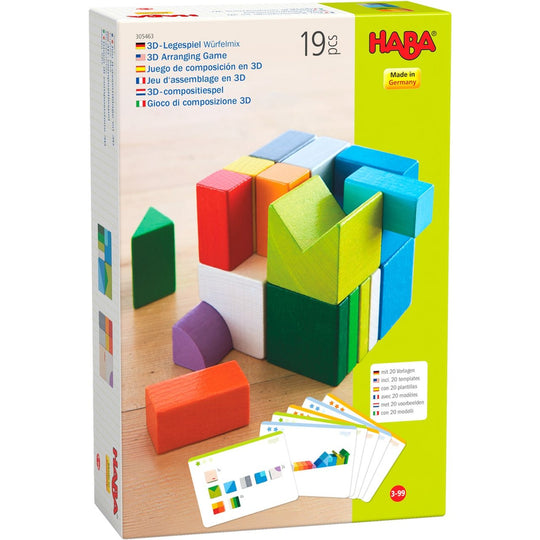 Wooden Blocks - 3D Arranging Game Chromatix by Haba