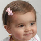 Baby's First Hair Clip Gift Set - Shocking Pink + White + Pink by No Slippy Hair Clippy Accessories No Slippy Hair Clippy   