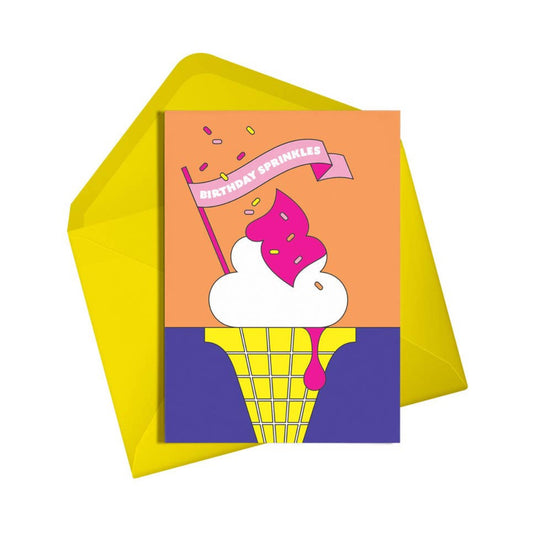 Birthday Sprinkles Card by Alphablots