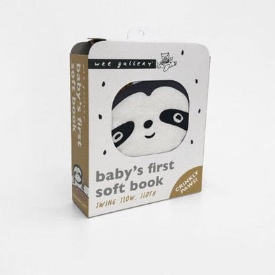 Swing Slow, Sloth Cloth Book by Wee Gallery