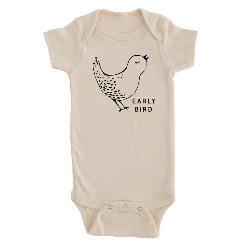 Early Bird Onesie - Cream by Nature Supply Co.