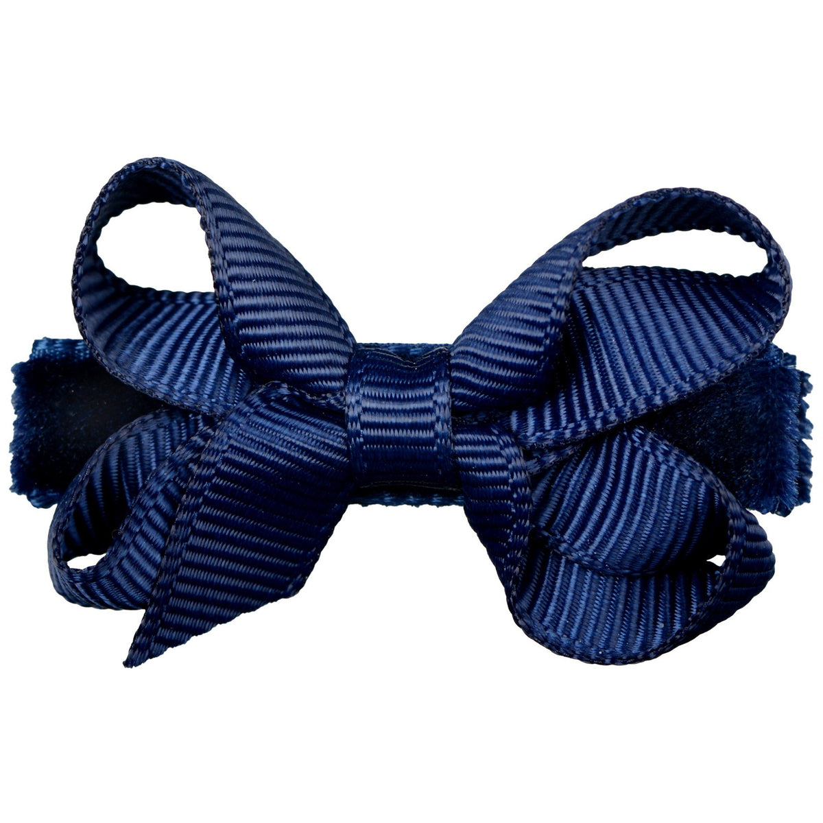 Bridget Classic Grosgrain Baby Hair Bow - Navy by No Slippy Hair Clippy Accessories No Slippy Hair Clippy   