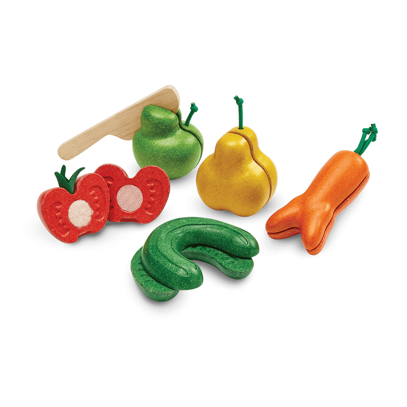 Wonky Fruit and Vegetables by Plan Toys Toys Plan Toys   