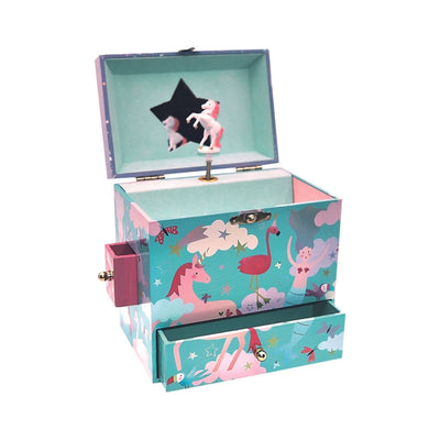 Musical Jewelry Box with 3 Drawers - Fantasy by Floss & Rock Accessories Floss & Rock   