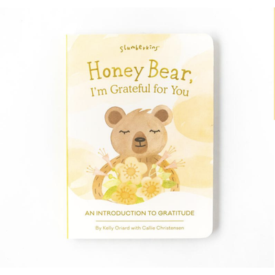 Honey Bear Snuggler - Gratitude by Slumberkins Books Slumberkins   