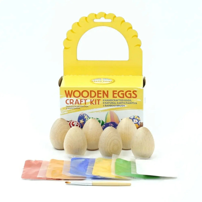 Wooden Eggs Craft Kit by Natural Earth Paint