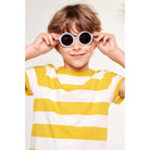Euro Round Sunglasses -  Into the Mist with Amber Lens by Babiators Accessories Babiators   