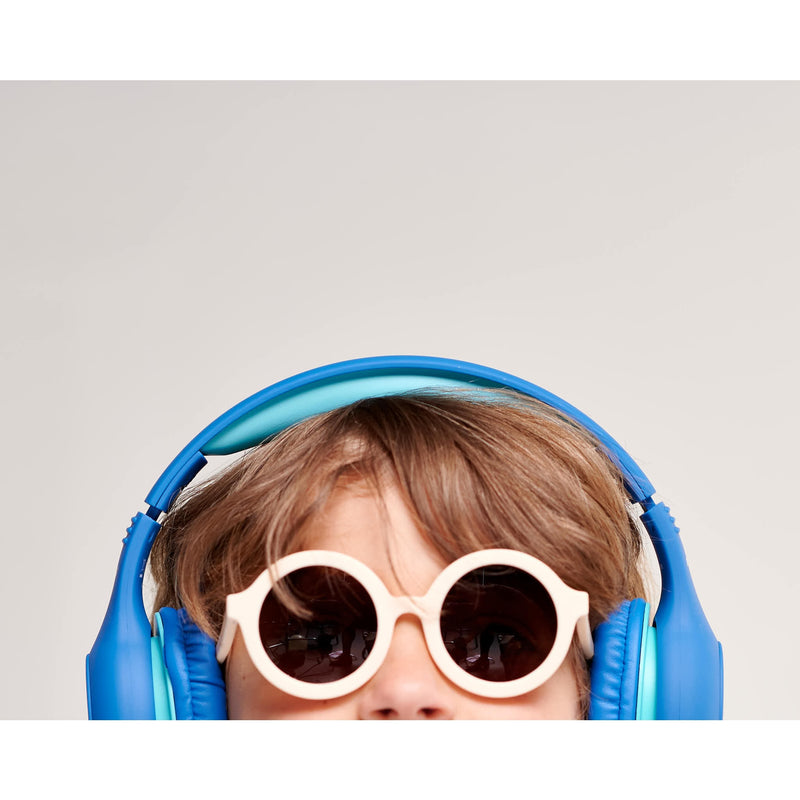 Euro Round Sunglasses - Sweet Cream with Amber Lens by Babiators Accessories Babiators   