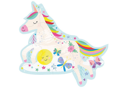 Rainbow Unicorn Jigsaw Puzzle - 12 Pieces by Floss & Rock Toys Floss & Rock   