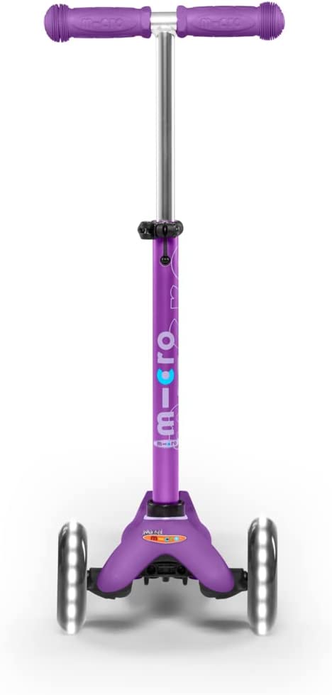 Mini Deluxe LED Scooter - Purple/Pink by Micro Kickboard