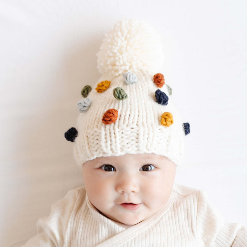 Percy Dot Hand Knit Hat - Retro by The Blueberry Hill Accessories The Blueberry Hill   