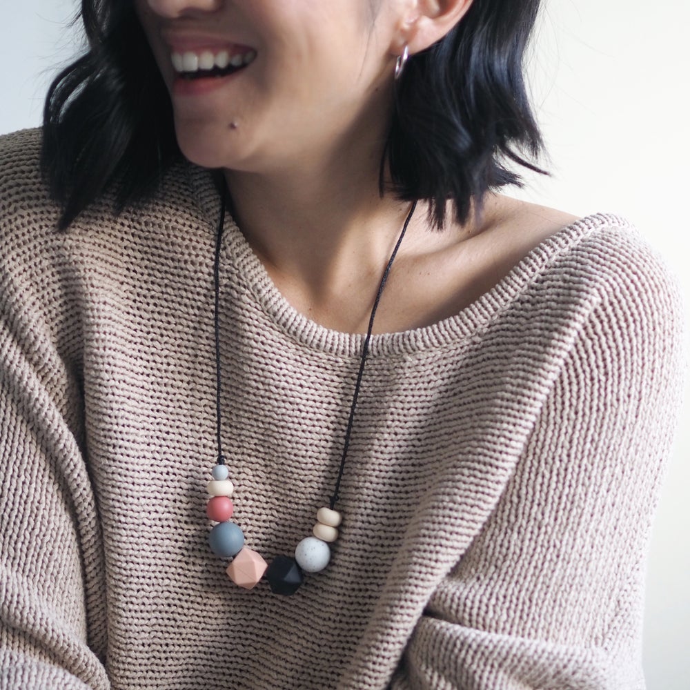 Bexley Silicone Teething Necklace by East London Baby Co Accessories East London Baby Co   