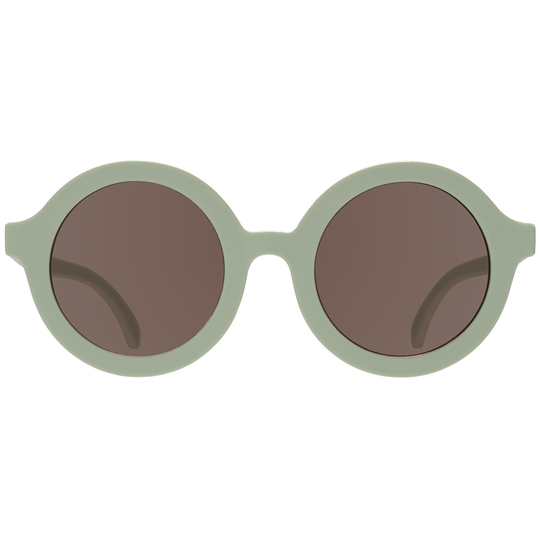Euro Round Sunglasses - All the Rage Sage with Amber Lens by Babiators