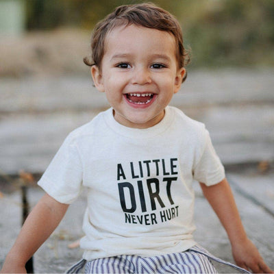 Dirt Never Hurt Tee - Organic Cream by Nature Supply Co Apparel Nature Supply Co.   