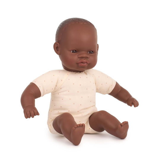 Soft Body Doll 12 5/8" - African by Miniland