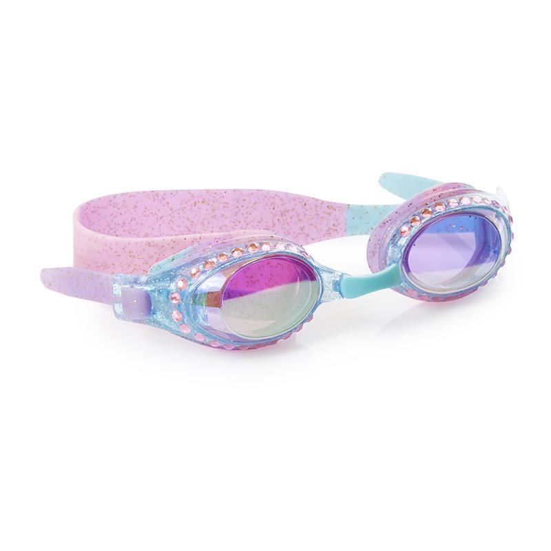 All that Glitters Swim Goggles by Bling2o Accessories Bling2o Blue Topaz  