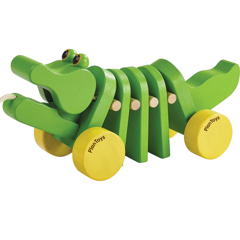 Dancing Alligator Pull Toy by Plan Toys Toys Plan Toys   