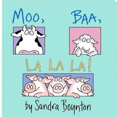 Moo, Baa, La La La! - Board Book Books Simon + Schuster   