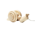 Pull Along Snail - Natural by Plan Toys Toys Plan Toys   