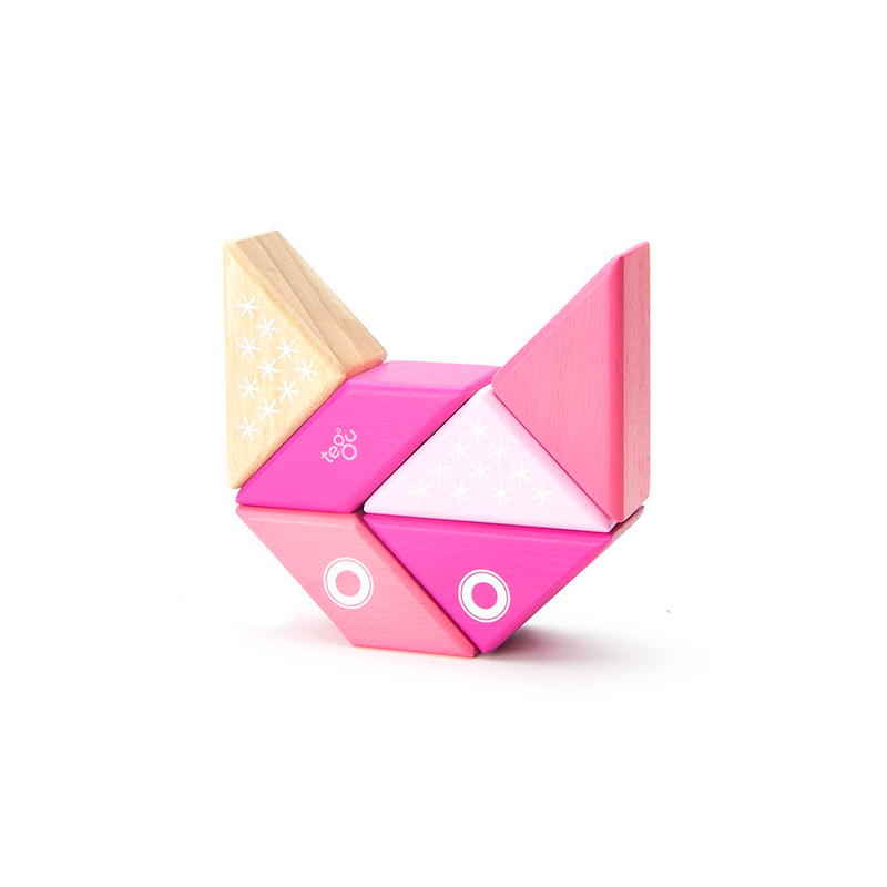 Magnetic Block Set - Kitty Travel Pal by Tegu Toys Tegu   