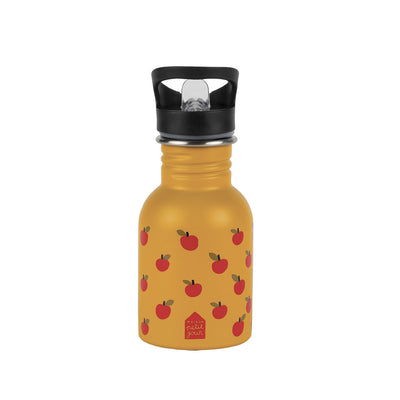 Stainless Steel Bottle - 0.35L Apples (Orange) by Petit Jour Nursing + Feeding Petit Jour   