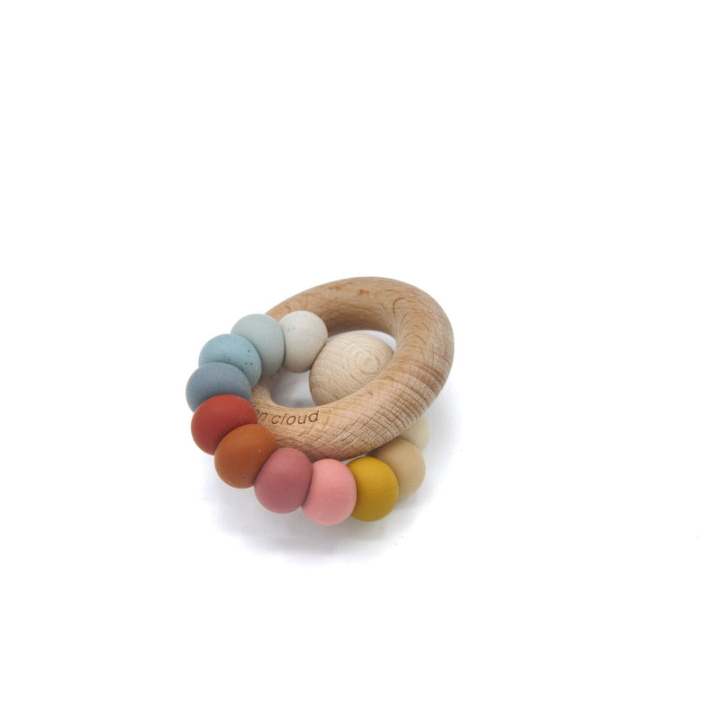 Neutral Teether - Multicolor by Cotton Cloud Toys Cotton Cloud   