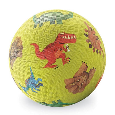 5" Playground Ball - Green Dinosaurs by Crocodile Creek Toys Crocodile Creek   