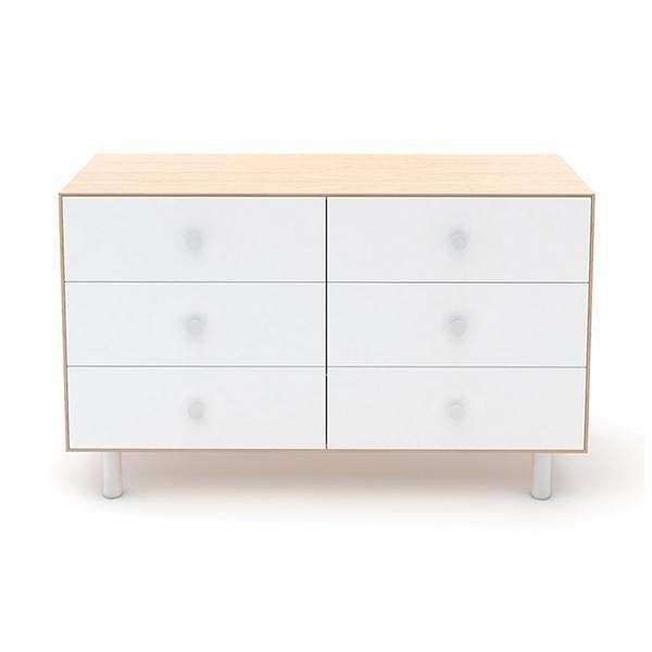 Classic 6 Drawer Dresser - Birch / White by Oeuf Furniture Oeuf   