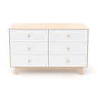 Sparrow 6 Drawer Dresser - Birch / White by Oeuf Furniture Oeuf   