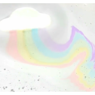 Rainbow Cloud Bath Bomb by Feeling Smitten Bath + Potty Feeling Smitten   