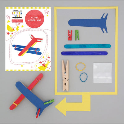 Make Your Own Model Aeroplane Kit by Cotton Twist Toys Cotton Twist   