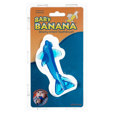 Sharky Infant Toothbrush by Baby Banana Bath + Potty Live-Right   
