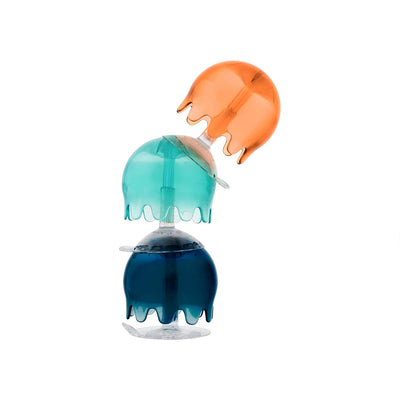 Jellies Suction Cups - Navy/Aqua/Orange by Boon Toys Boon   