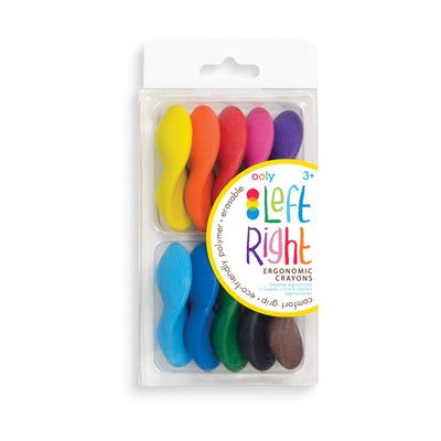 Left Right Crayons- Set of 10 by OOLY Toys OOLY   