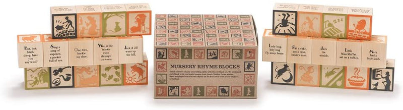 Nursery Rhyme Wooden Blocks by Uncle Goose Toys Uncle Goose   