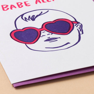 Babe Alert Card by And Here We Are