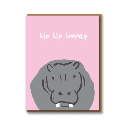 Hippo Card Paper Goods + Party Supplies 1973   