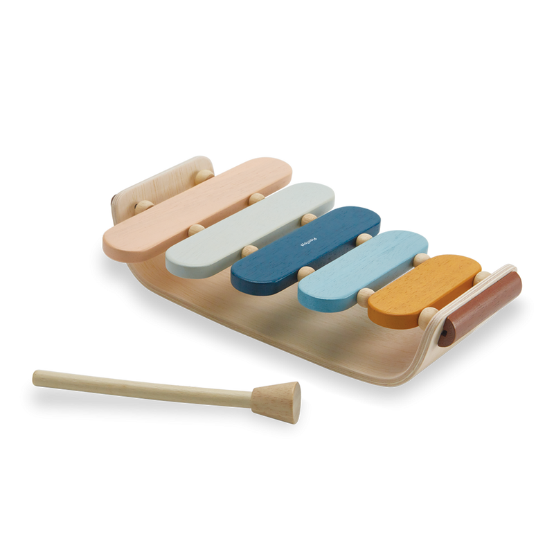 Oval Wooden Xylophone by Plan Toys Toys Plan Toys Orchard  