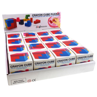 Crayon Cube Puzzle by NuOp Design Toys NuOp Design   