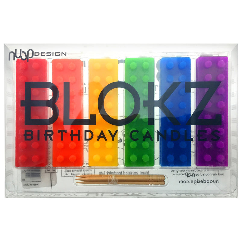 Blokz Birthday Candles by NuOp Design Paper Goods + Party Supplies NuOp Design   