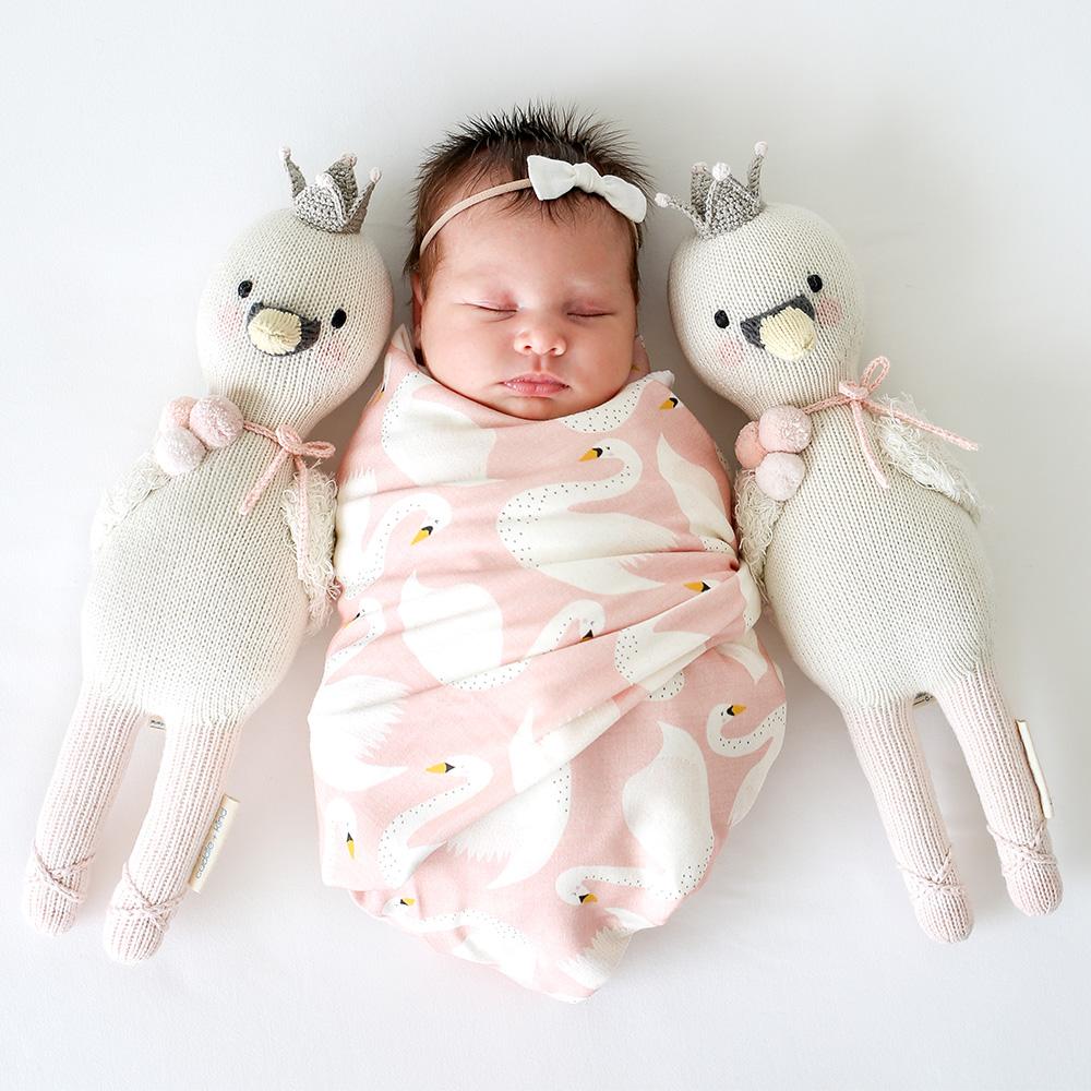 Harlow the Swan by Cuddle + Kind Toys Cuddle + Kind   
