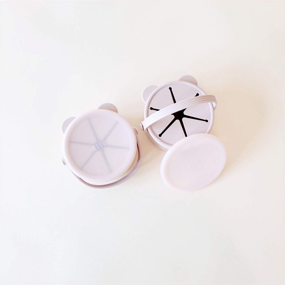 Koa Bear Snack Cups by Minito & Co Nursing + Feeding Minito & Co. Dusty Lilac  