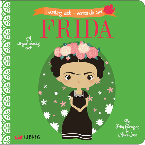Counting With - Contando Con Frida (English and Spanish Edition) - Board Book Books Gibbs Smith   
