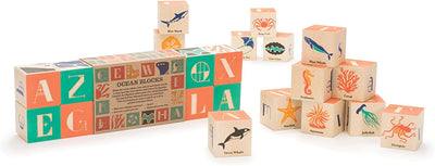 Ocean Wooden Blocks by Uncle Goose Toys Uncle Goose   