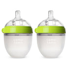 Comotomo Natural Feel Baby Bottle - 2 Pack Green 5 Oz Nursing + Feeding Comotomo   