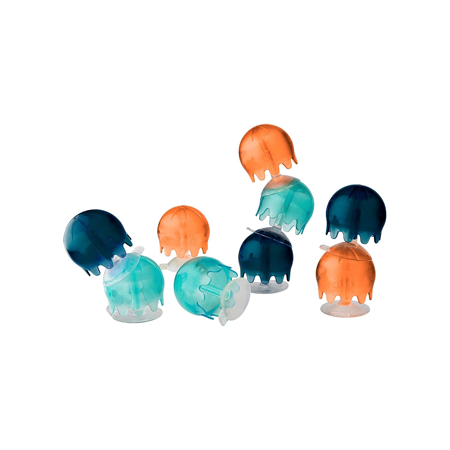 Jellies Suction Cups - Navy/Aqua/Orange by Boon – Pacifier Kids Boutique