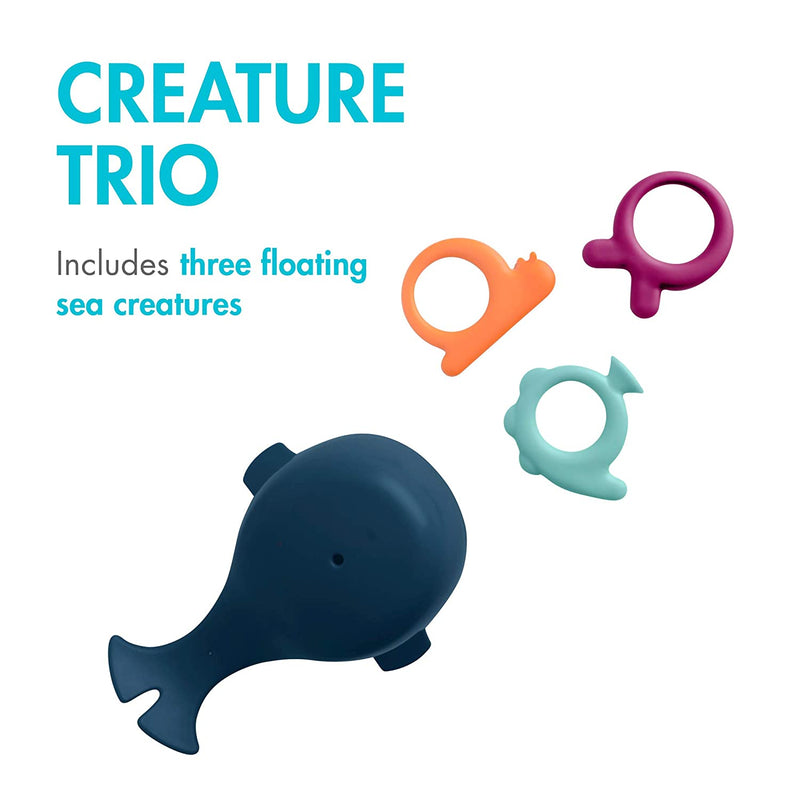 Chomp Hungry Whale Bath Toy - Navy by Boon – Pacifier Kids Boutique