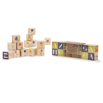 Flower Wooden Blocks by Uncle Goose Toys Uncle Goose   