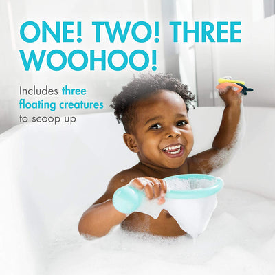 Water Bugs Floating Bath Toys with Net - Blue by Boon
