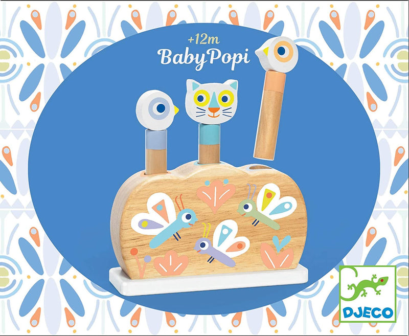 Baby Popi Pop-Up - White by Djeco Toys Djeco   